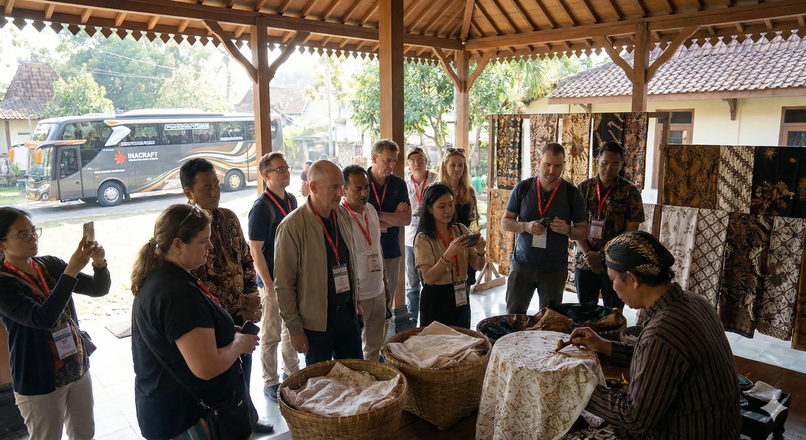 INACRAFT Craft Tour visiting cultural heritage destinations and traditional artisan centers